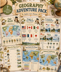 Learning Geography Adventure Pack For Children